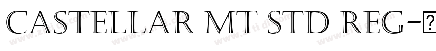 Castellar MT Std Reg字体转换